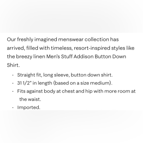 Lilly Pulitzer Men's White Casual Button Down Shirt size Medium - Picture 3 of 7